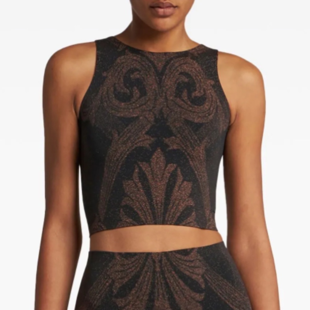 ETRO Metallic Jacquard Top